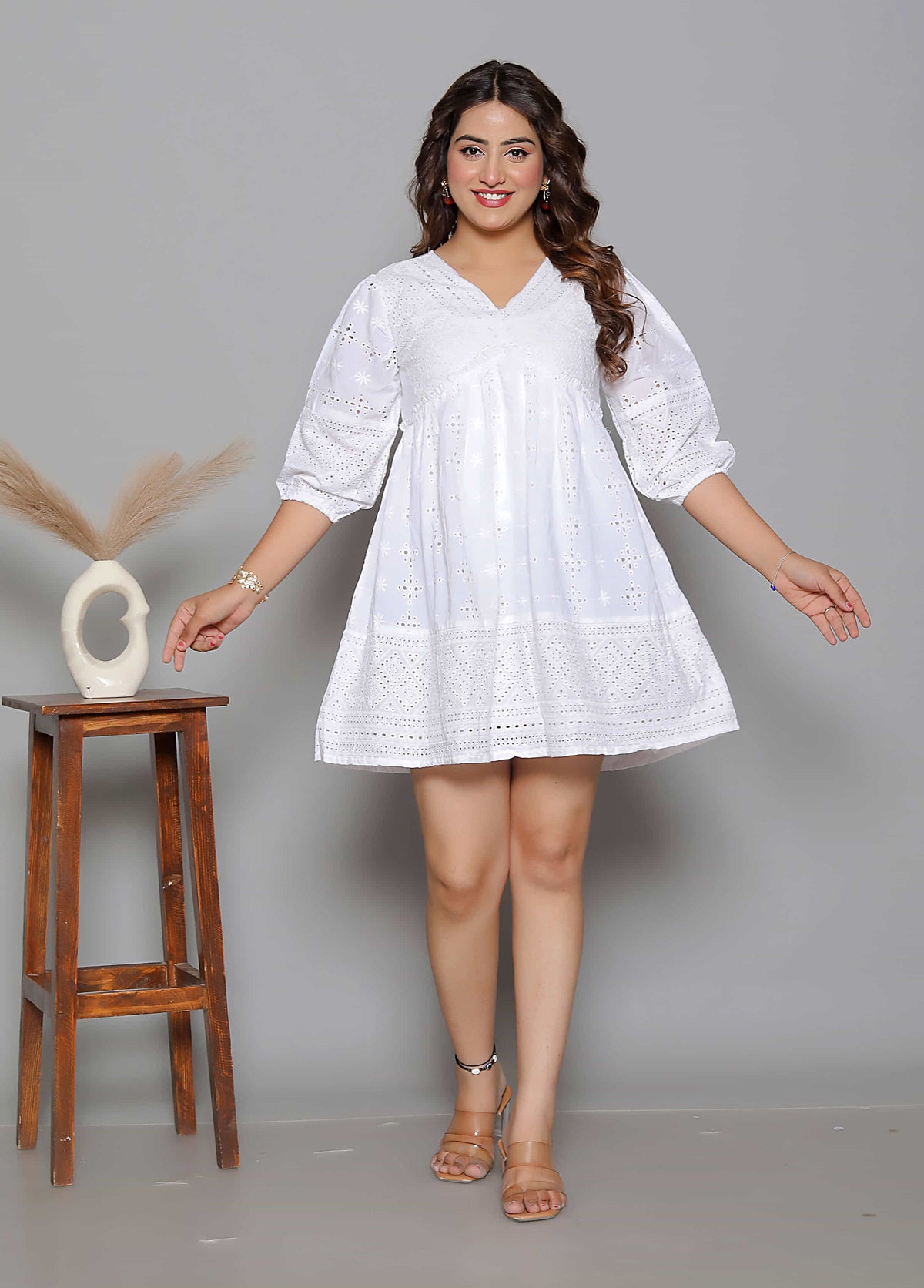 A-Line Mini Frock Dress