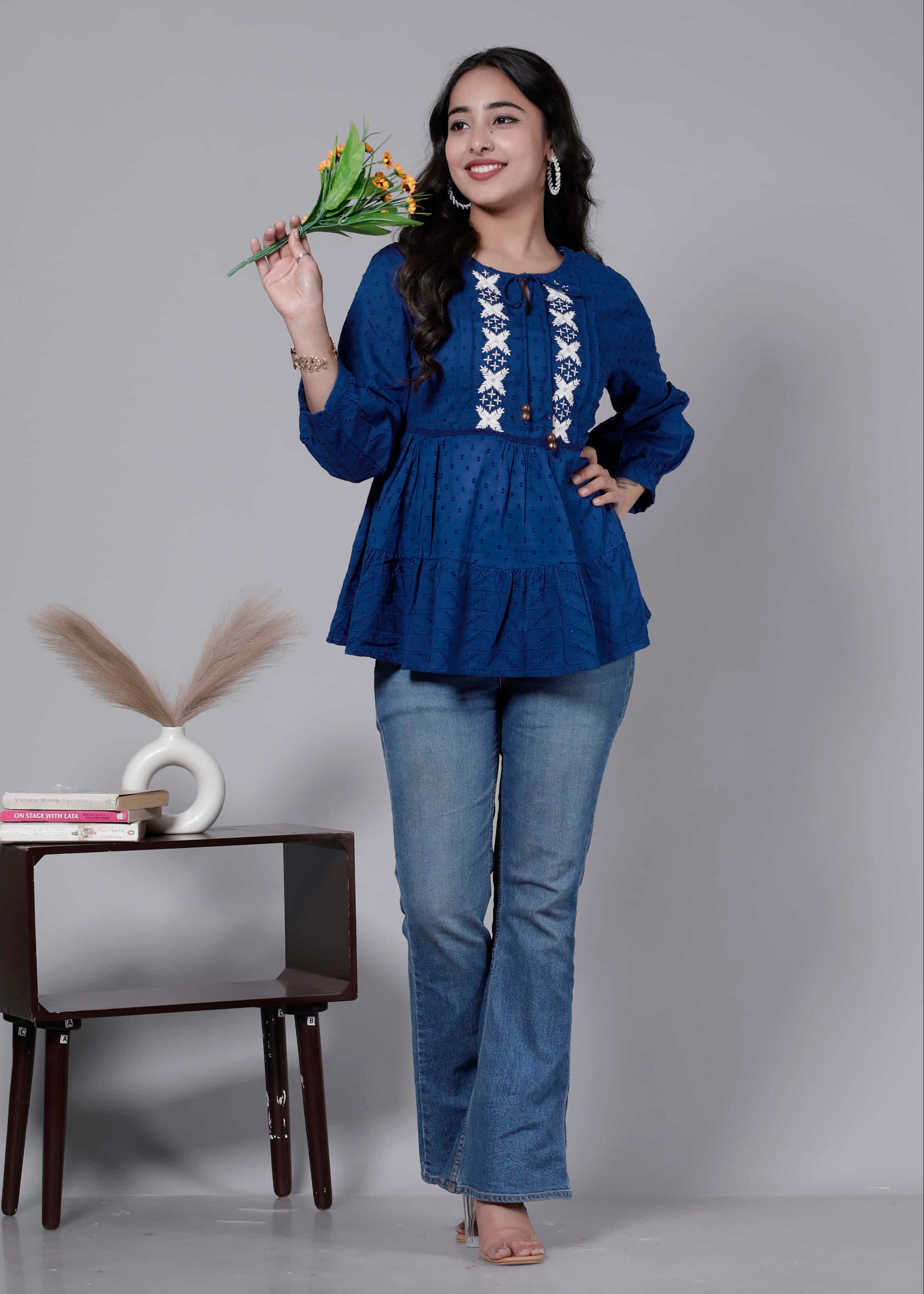 Ethnic Fusion Western Wear Top