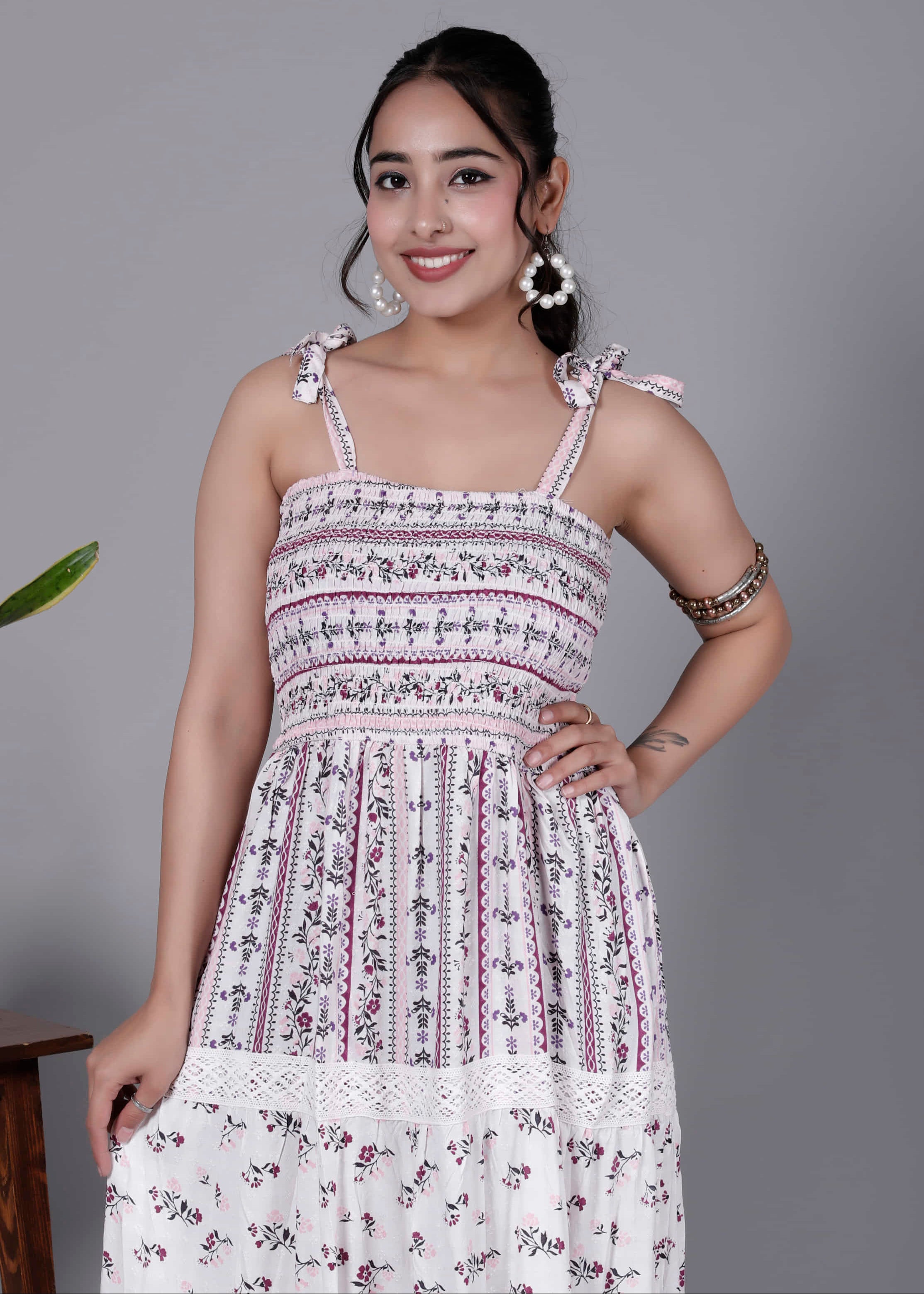Women Casual Cotton Dress