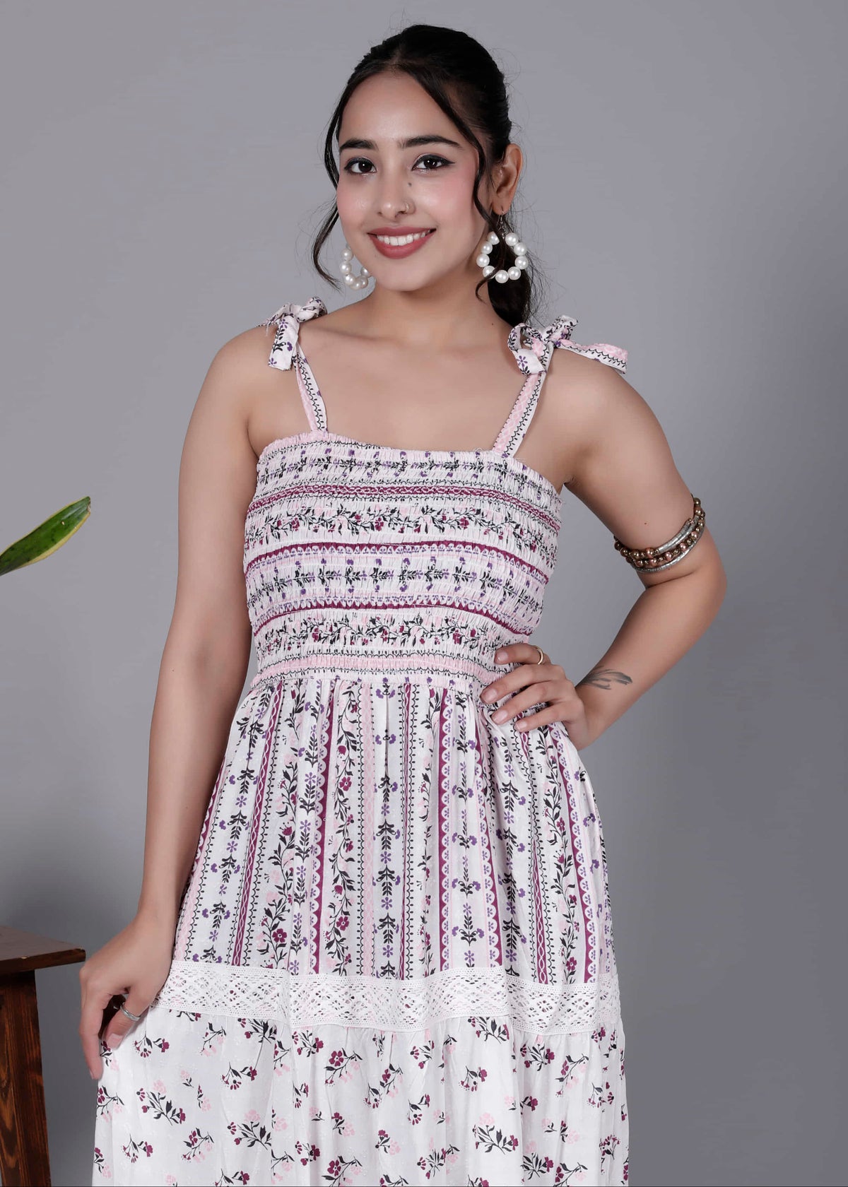 Women Casual Cotton Dress