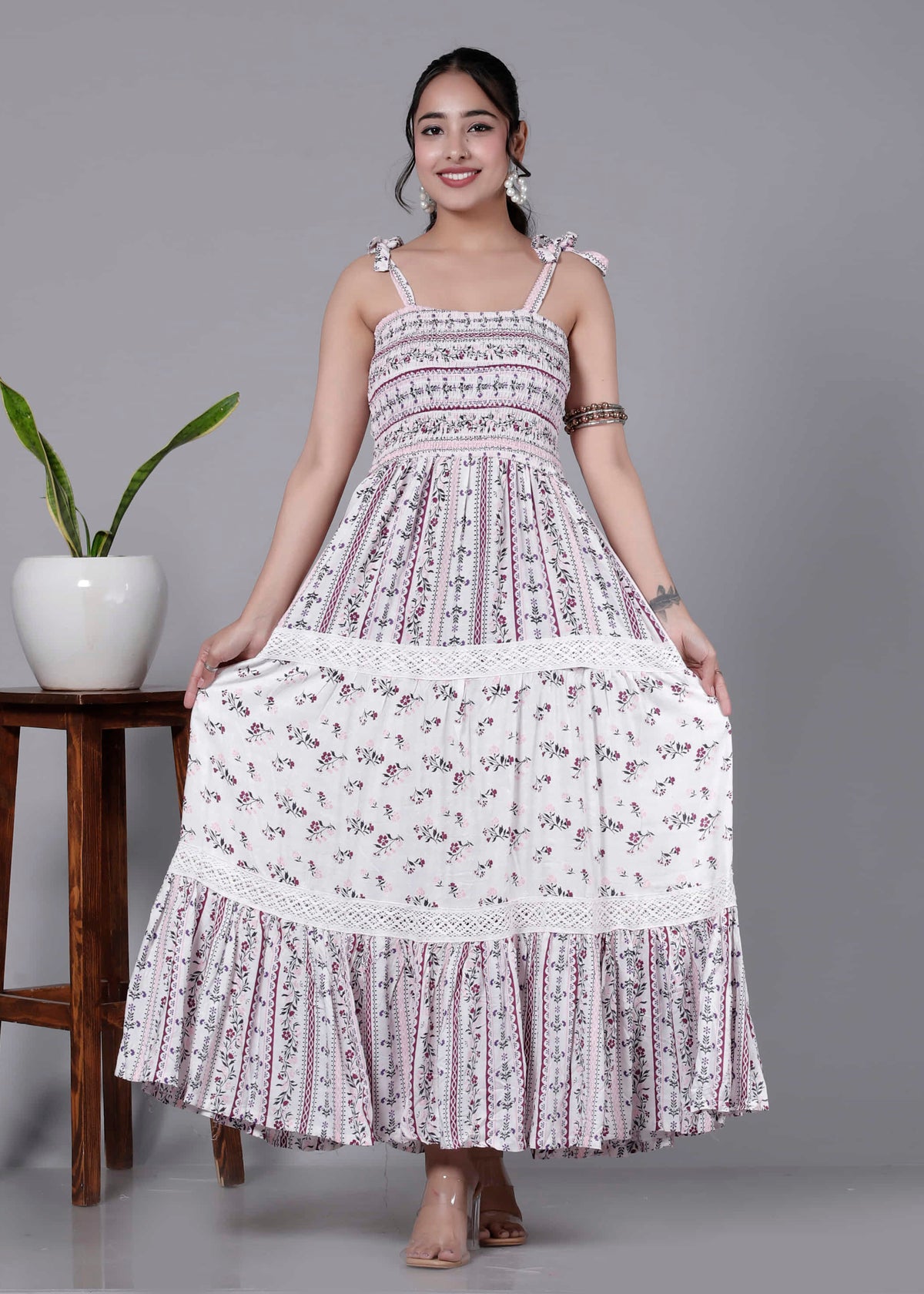 Women Casual Cotton Dress