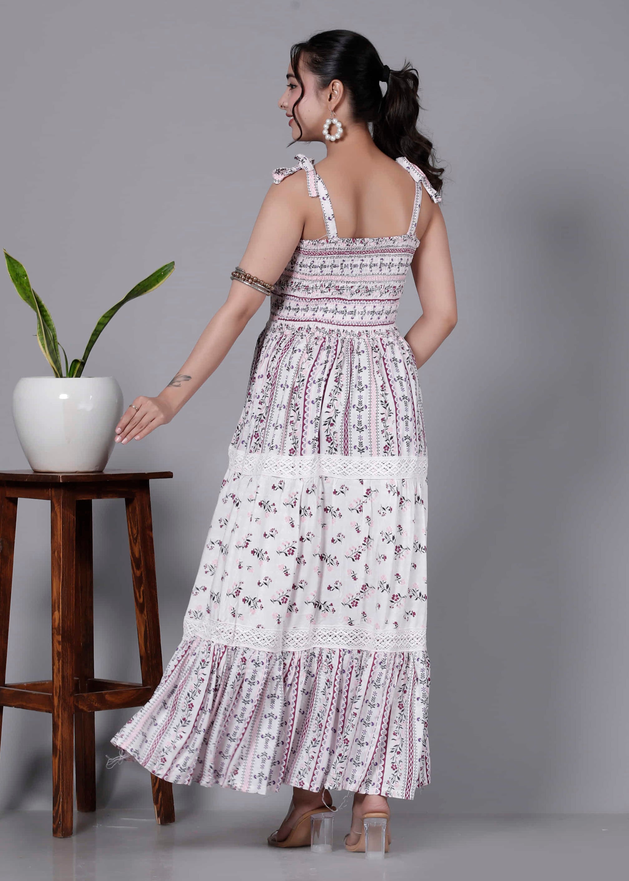 Women Casual Cotton Dress
