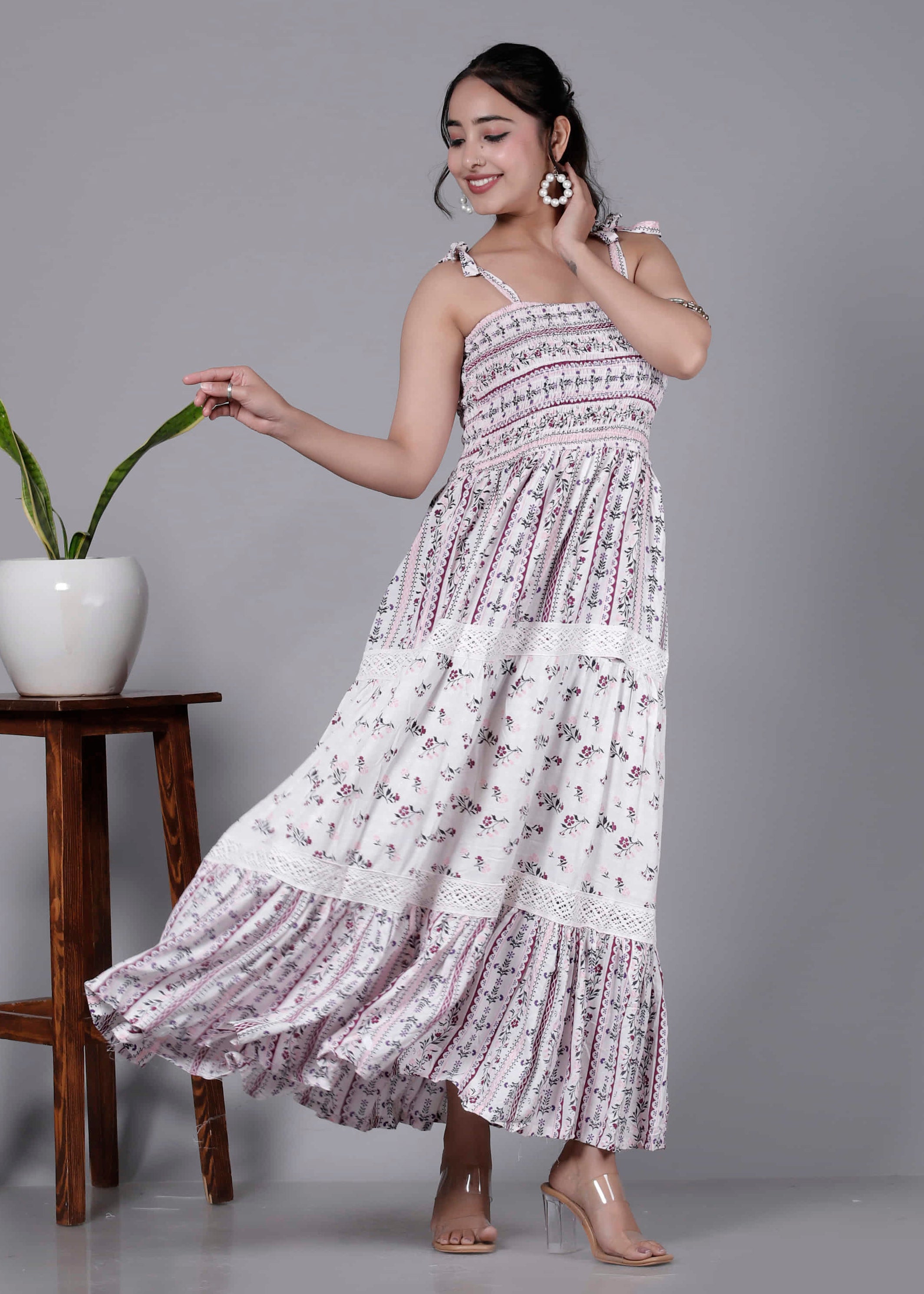 Women Casual Cotton Dress