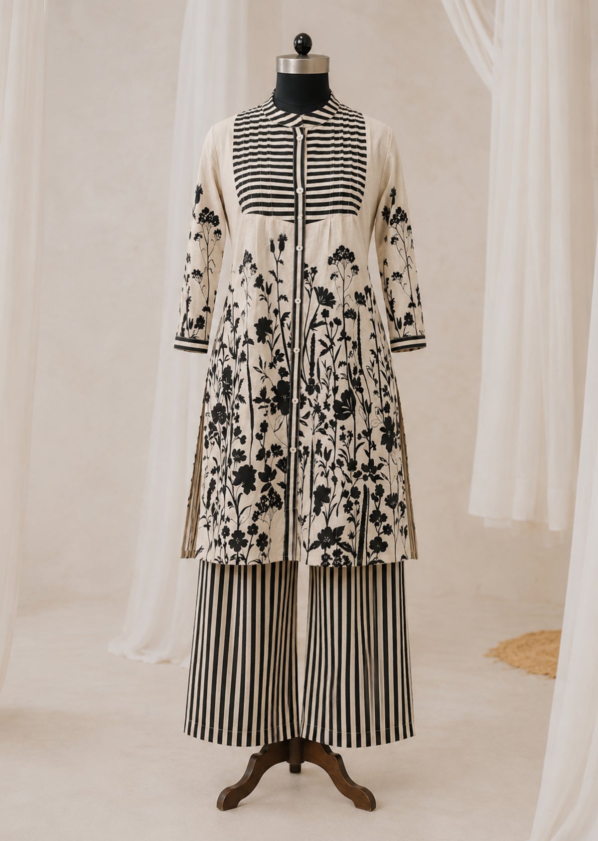 Wildflower Ivory Cotton Co-ord Set