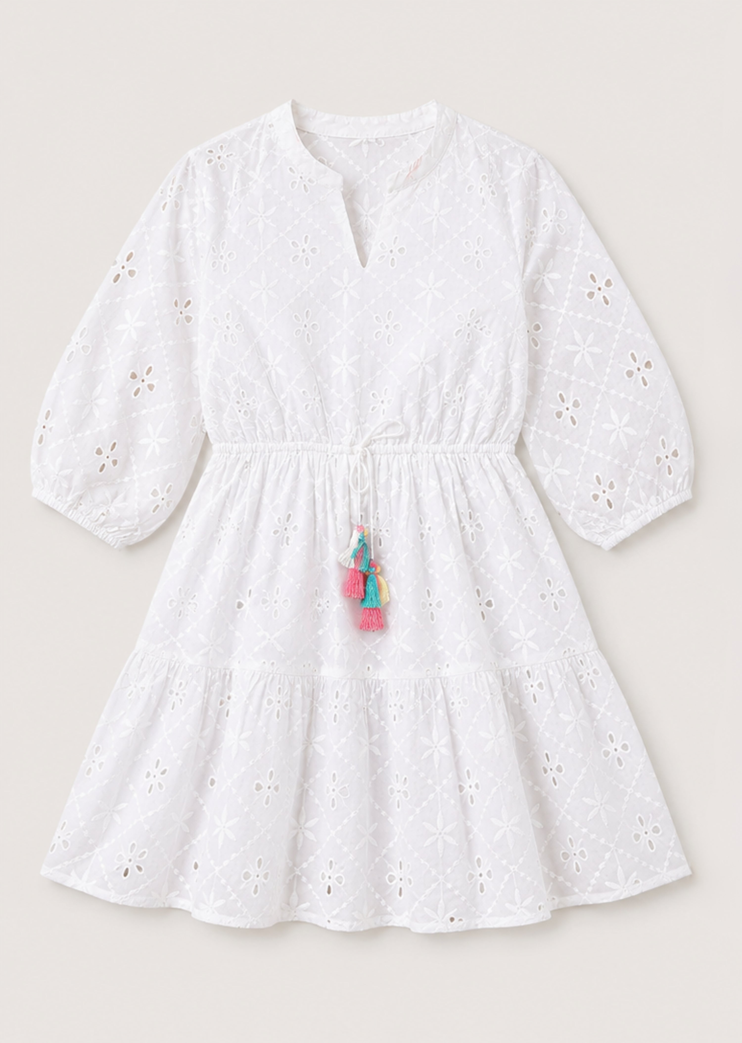 Cotton White Mini Dress
