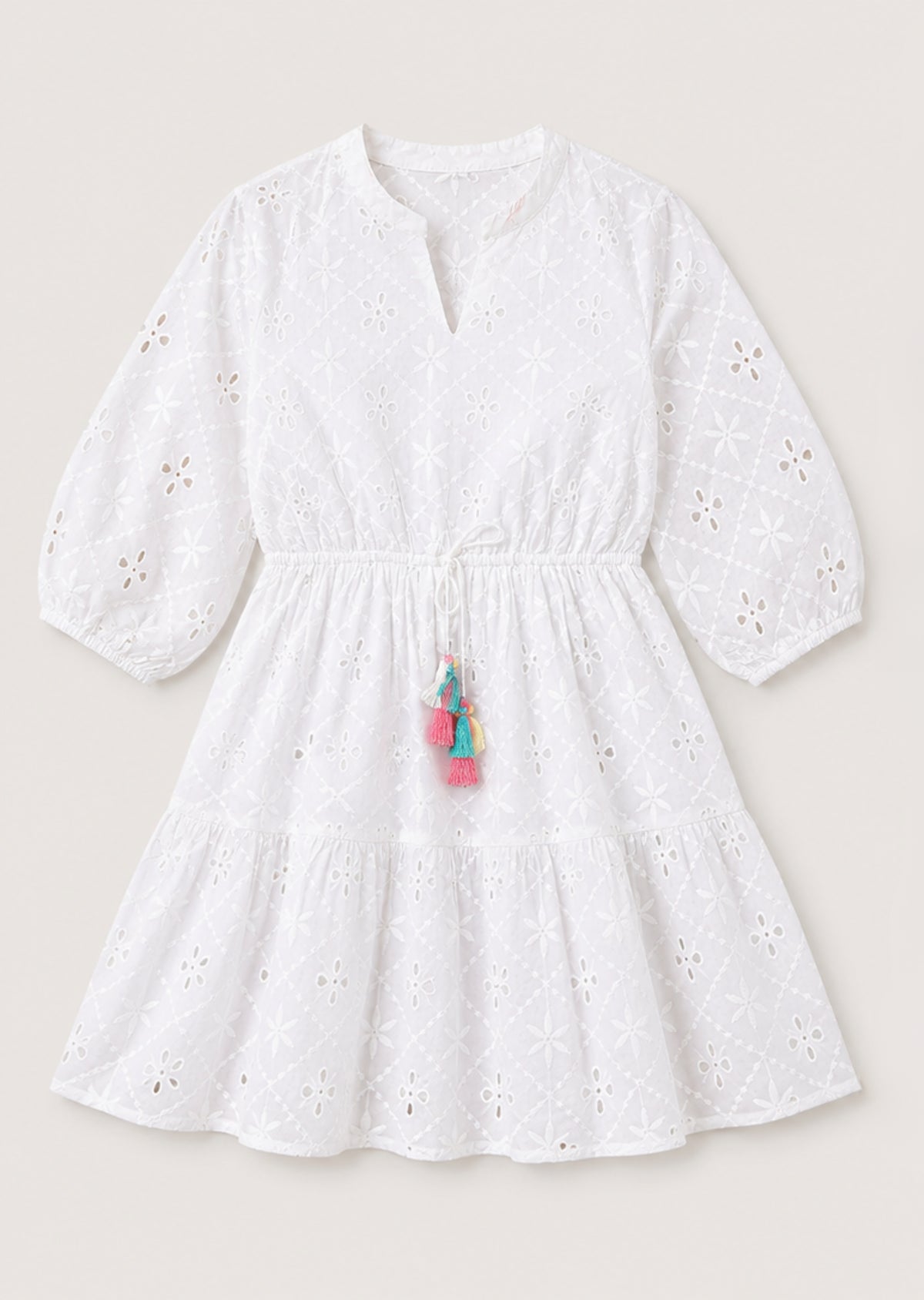 Cotton White Mini Dress