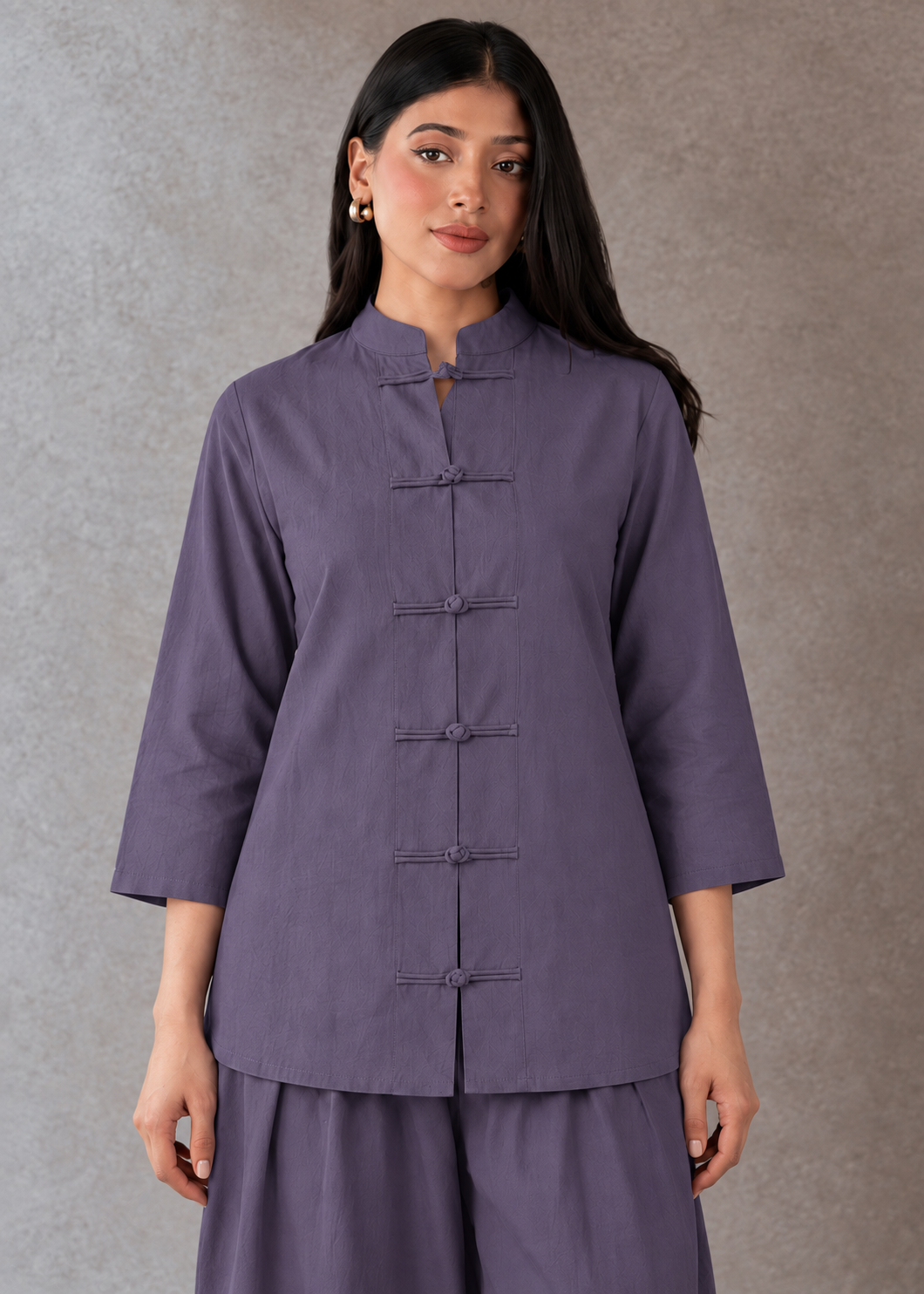 Kasni Aakaar Cotton Flex Balloon-Pant Co-ord Set