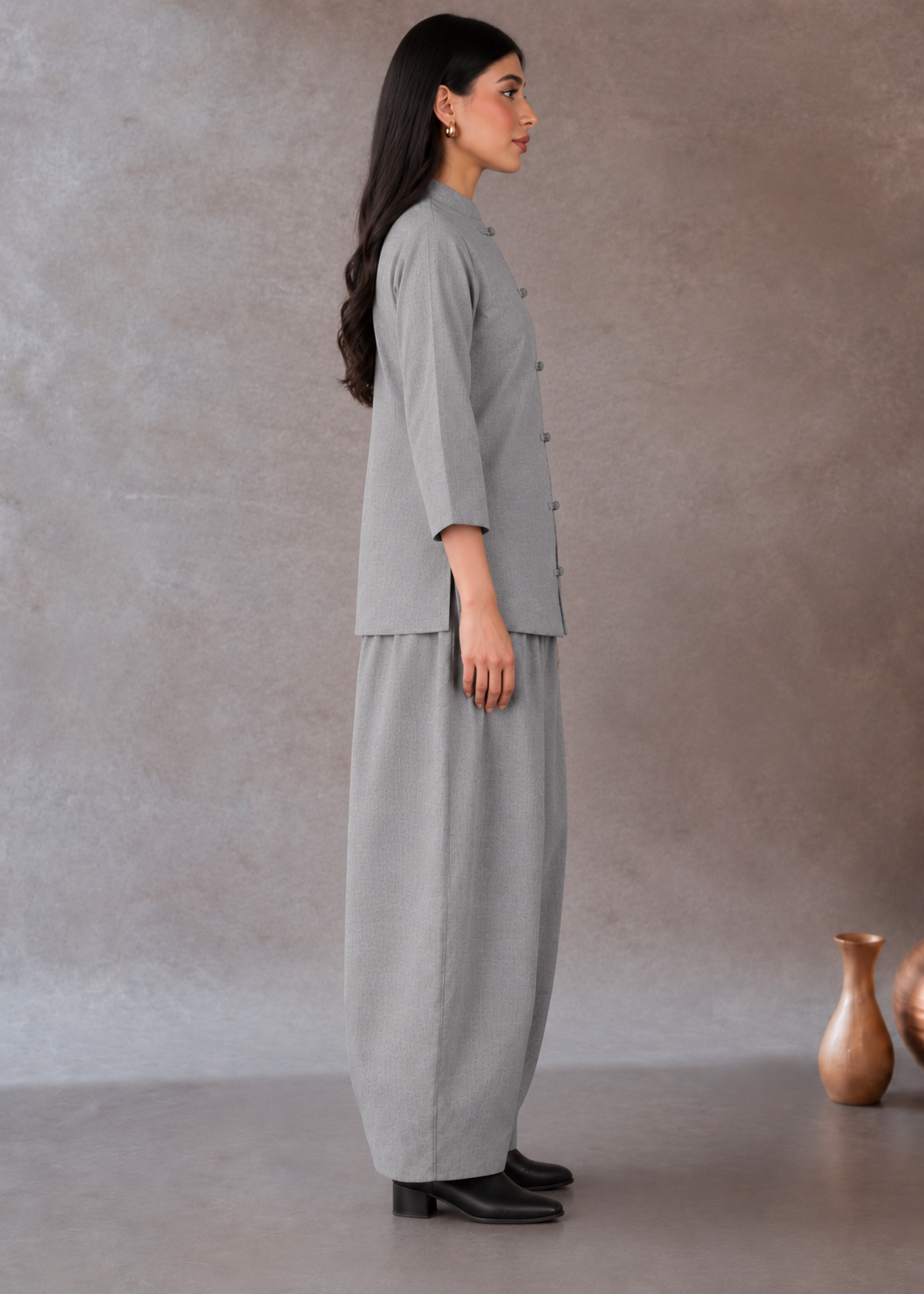 Kohra Aakaar Cotton Flex Barrel-Pant Co-ord Set