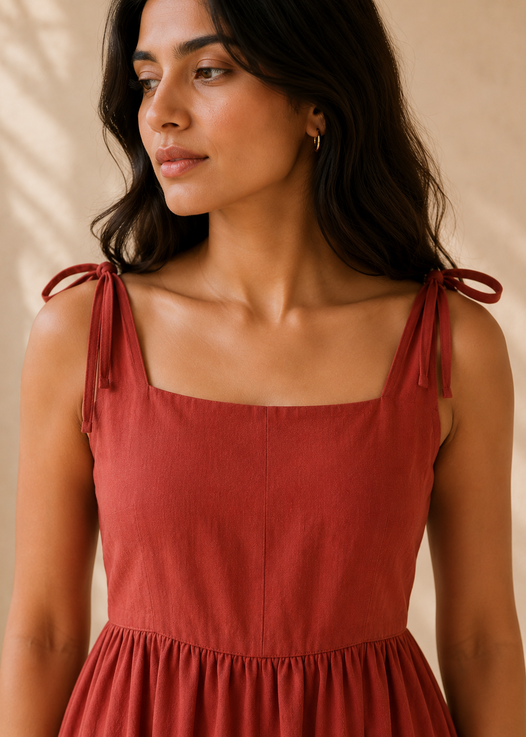 Terracotta Breeze Maxi Dress