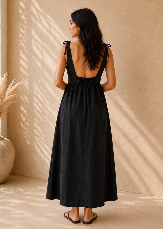 Noir Escape Maxi Dress