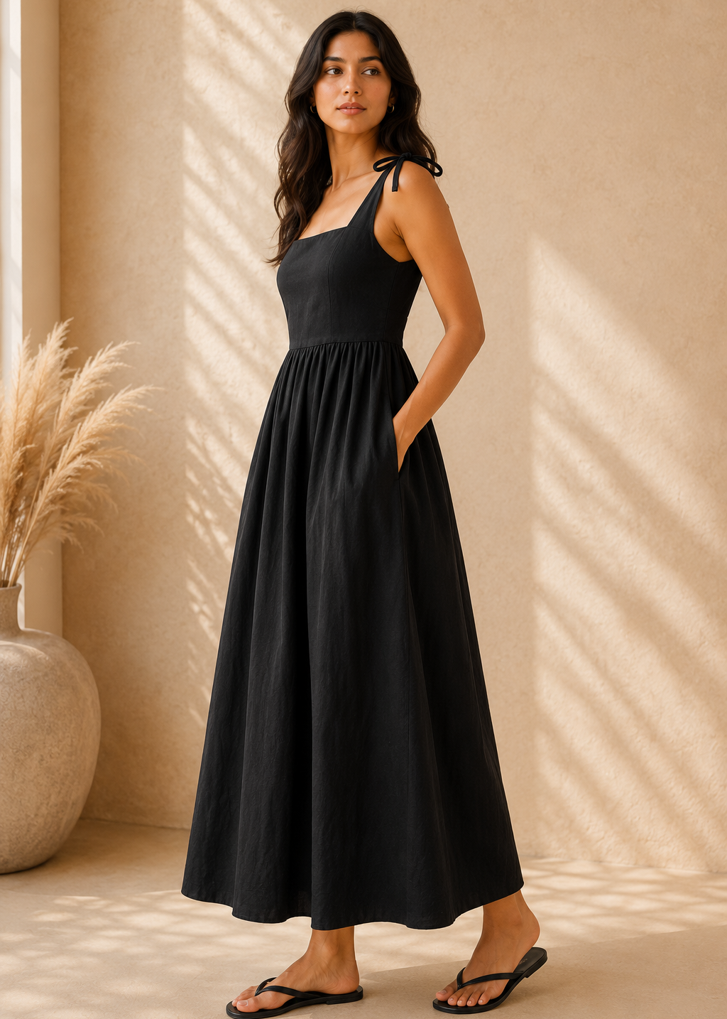 Noir Escape Maxi Dress