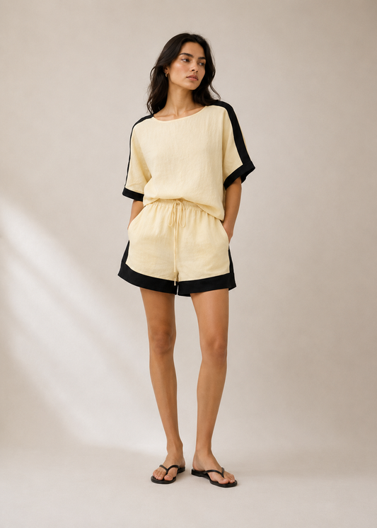 Citrine Cotton Co-Ord Set