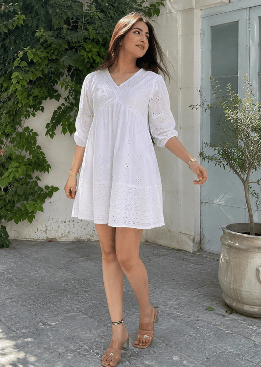 A-Line Mini Frock Dress