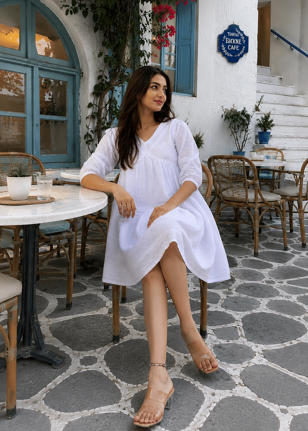 A-Line Mini Frock Dress