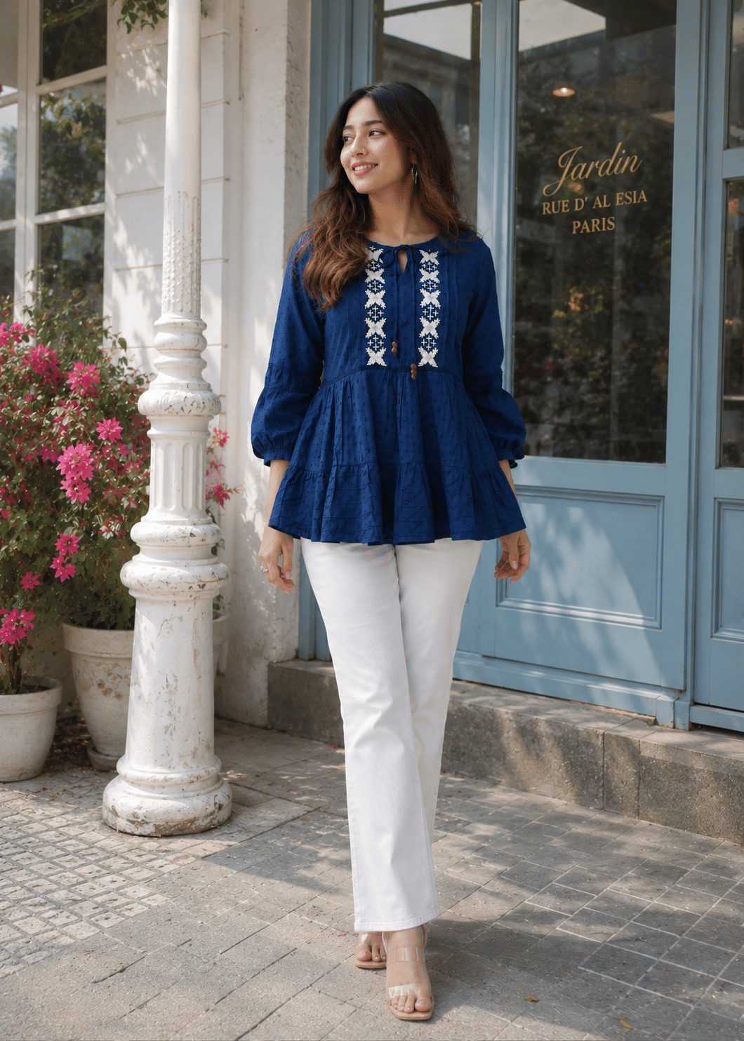 Ethnic Fusion Western Wear Top