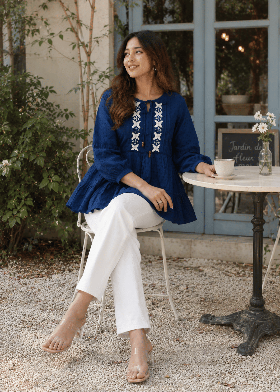 Ethnic Fusion Western Wear Top