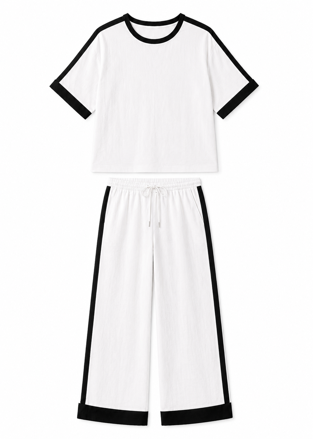 Monochrome Cotton Co-Ord Set