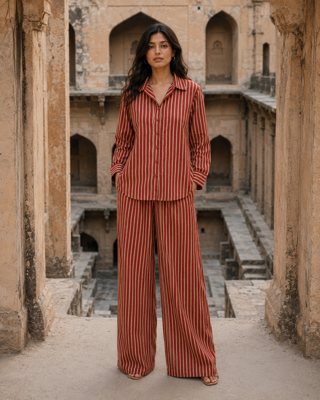 The Jaipur Stripe Co-ord Set