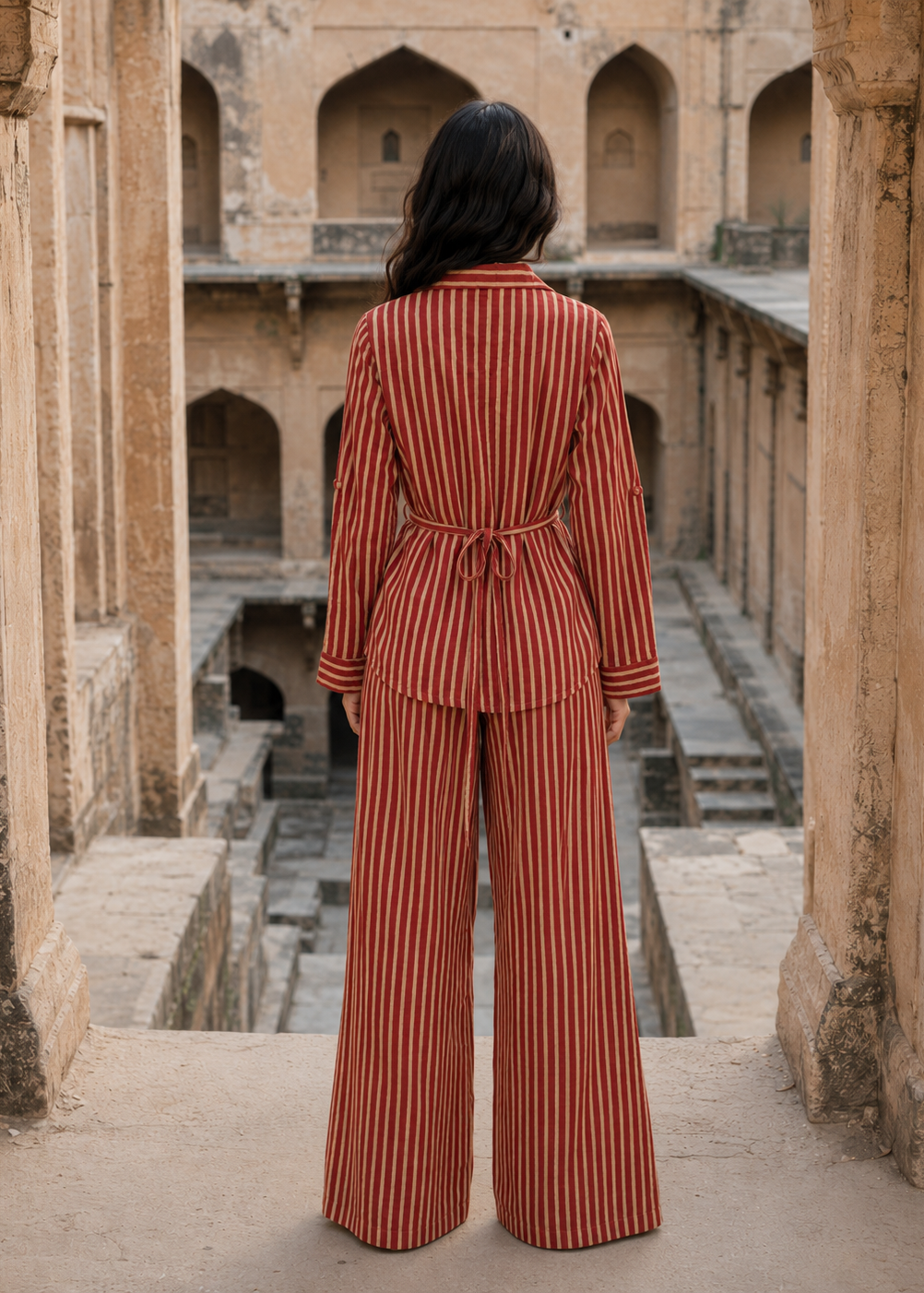 The Jaipur Stripe Co-ord Set