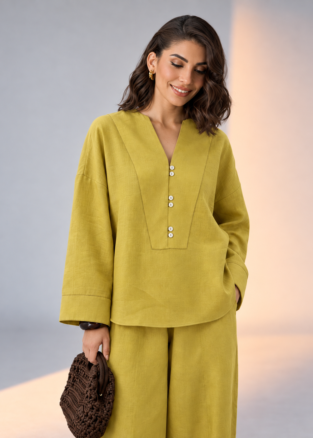Deep Nimoda Laya Cotton Flex Barrel-Pant Co-ord Set