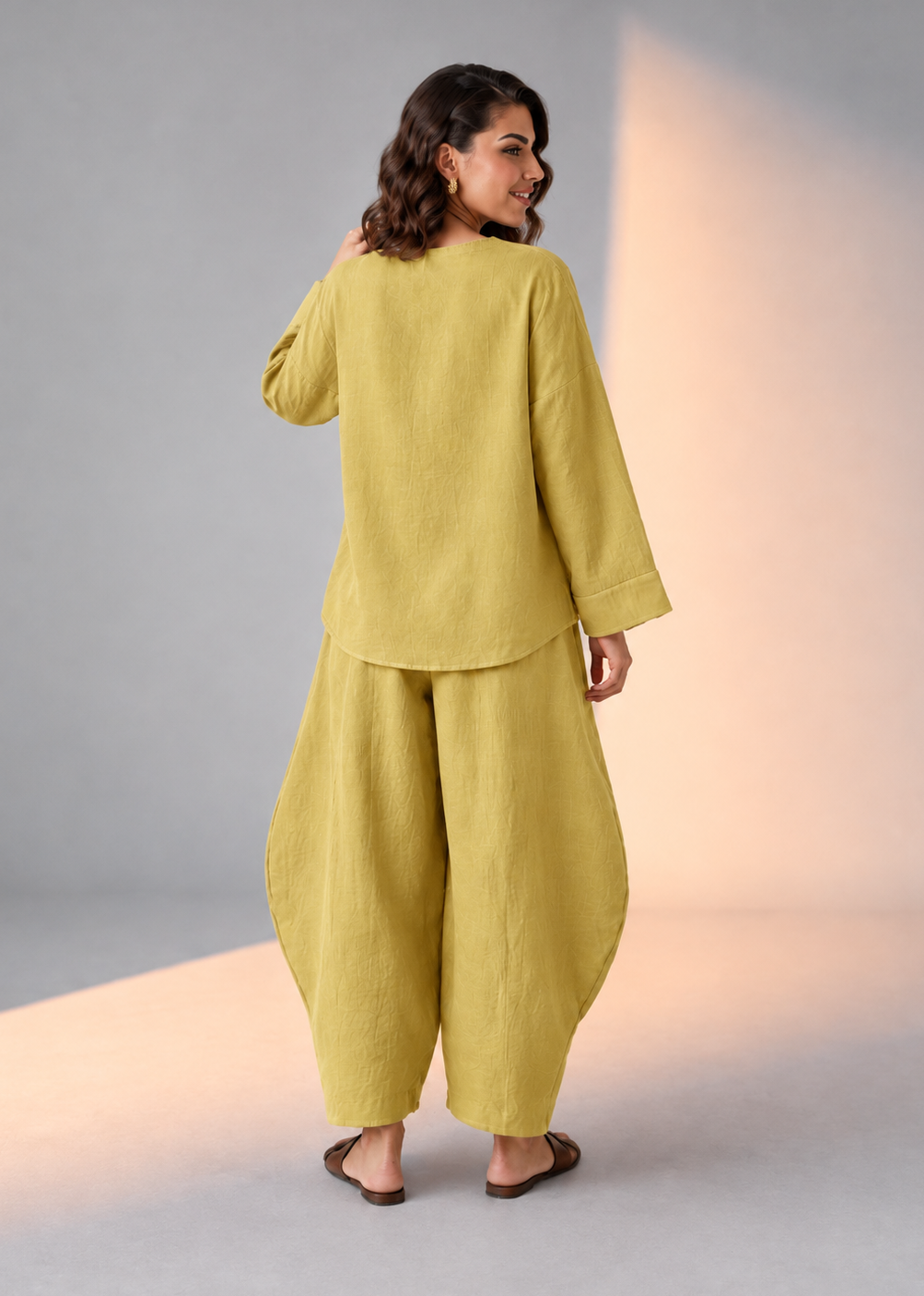 Deep Nimoda Laya Cotton Flex Barrel-Pant Co-ord Set