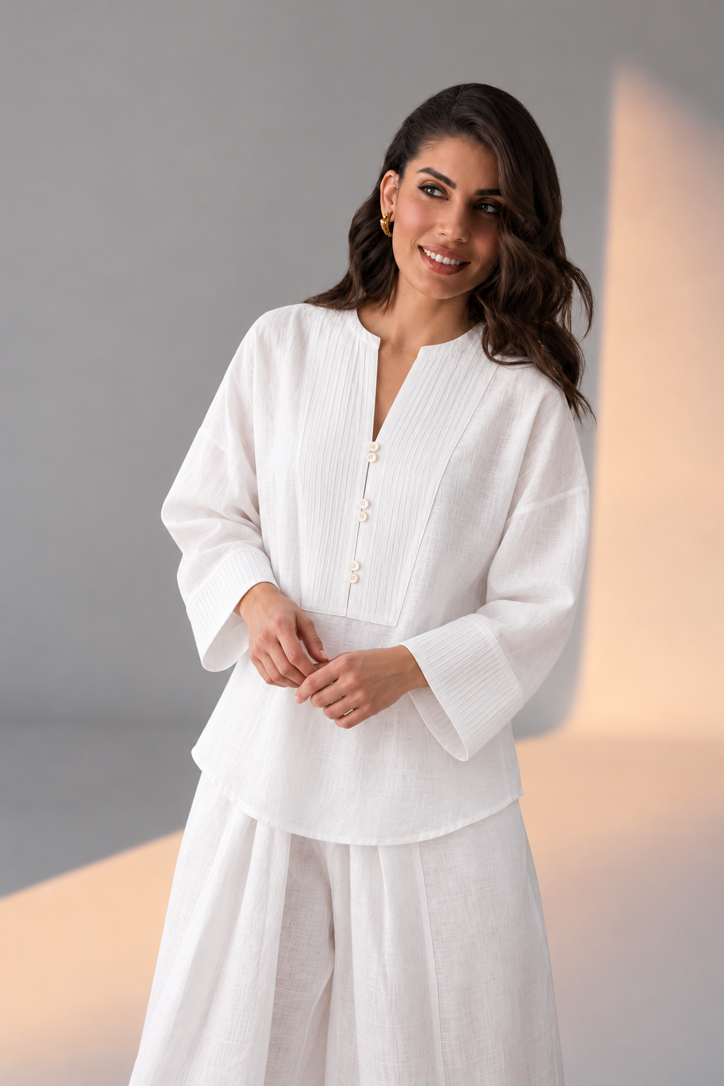 Noor Laya Cotton Flex Barrel-Pant Co-ord Set