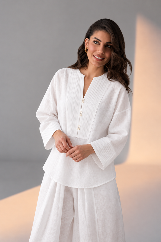 Noor Laya Cotton Flex Barrel-Pant Co-ord Set