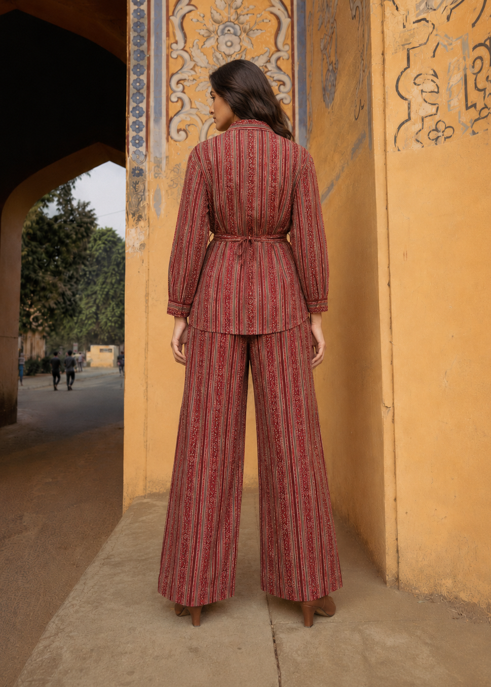 Royal Jaipur Stripe Co-ord Set