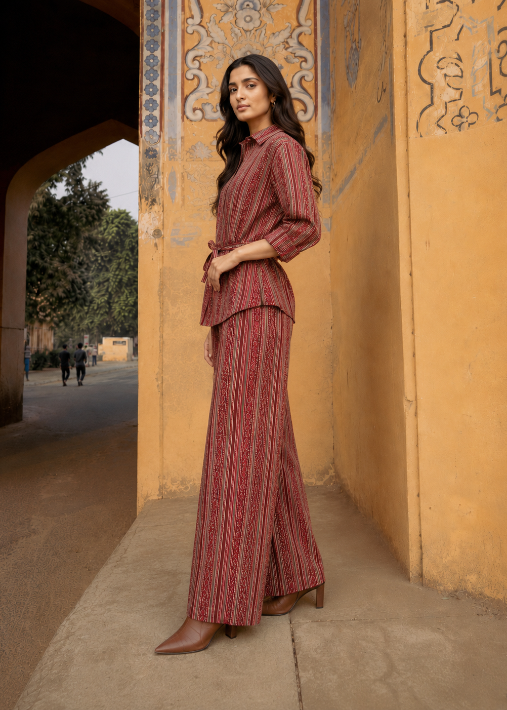 Royal Jaipur Stripe Co-ord Set