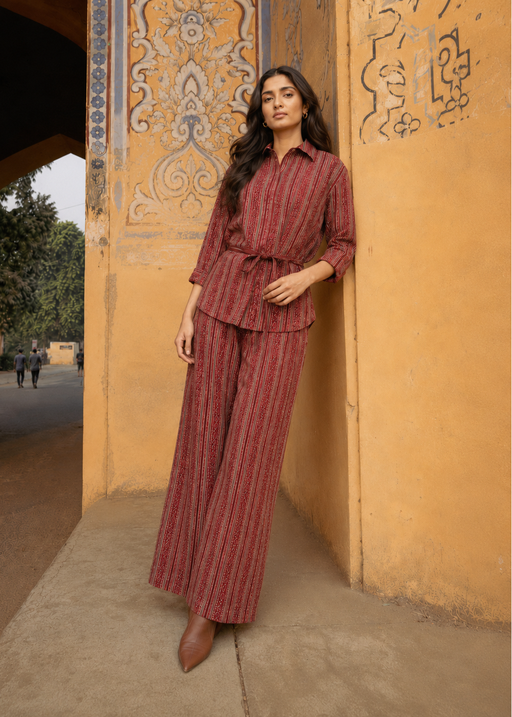 Royal Jaipur Stripe Co-ord Set