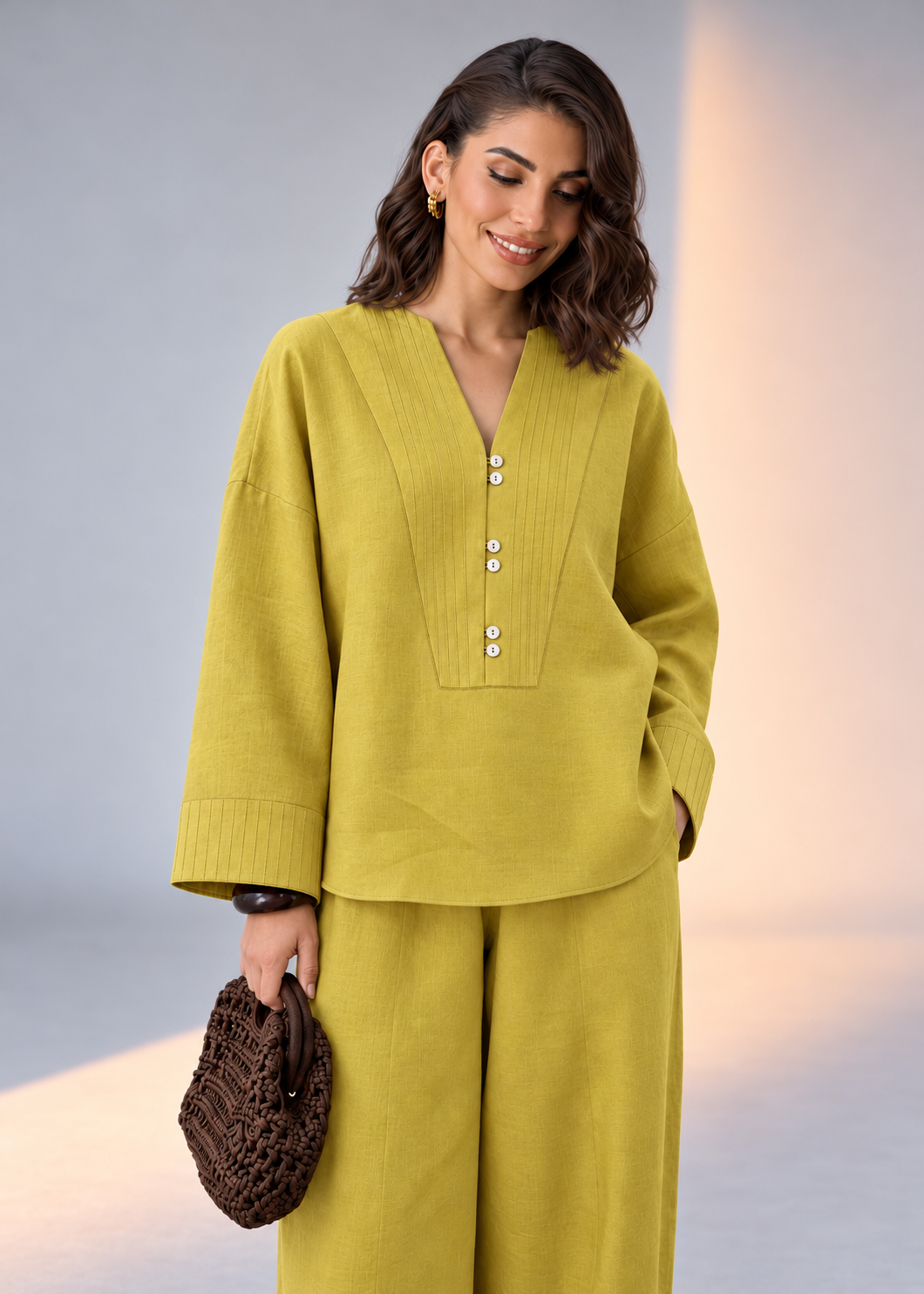 Deep Nimoda Laya Cotton Flex Barrel-Pant Co-ord Set