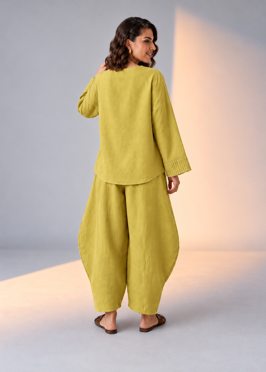 Deep Nimoda Laya Cotton Flex Barrel-Pant Co-ord Set